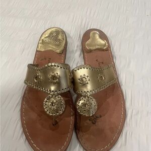 Jack Rogers Gold Sandal 11.5